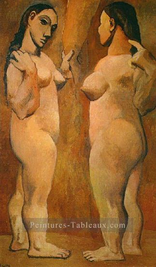 Deux femmes nues 1906 cubistes Peintures à l'huile